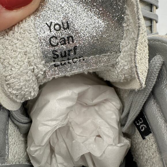 P448 New in Box Skate Prisma Sneaker High Top Gold Metallic // 36 - Picture 13 of 16